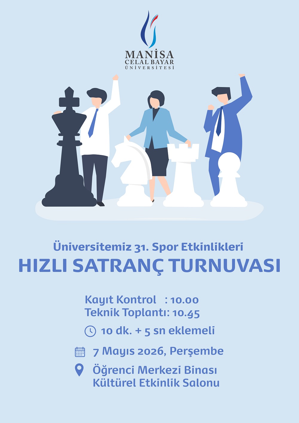 31. Spor Etkinlikleri Satranç Turnuvası